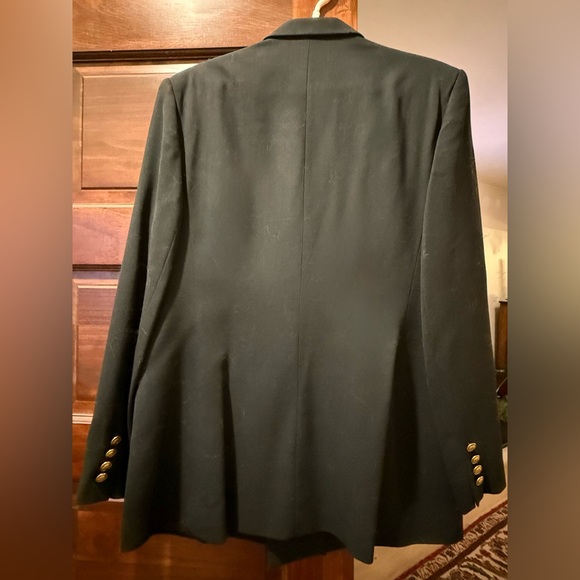 Ralph Lauren Black Double-Breasted Blazer with Gold Buttons - Picture 4 of 4